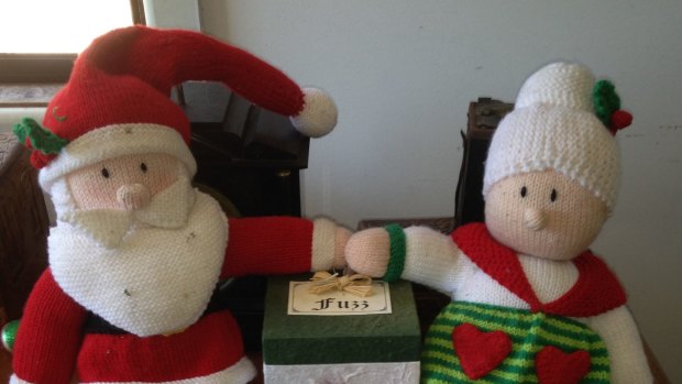 Santa and Mrs Claus are keeping Fuzz's ashes safe on the first Christmas when we'll only have his loving spirit to embrace. 