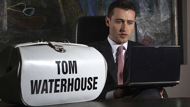 Odds man out: Channel Nine has conceded that Tom Waterhouse's roles as bookmaker and commentator had been ''blurred''.
