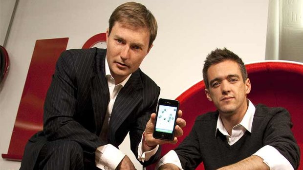 Developers of goCatch, Andrew Campbell and Ned Moorfield.