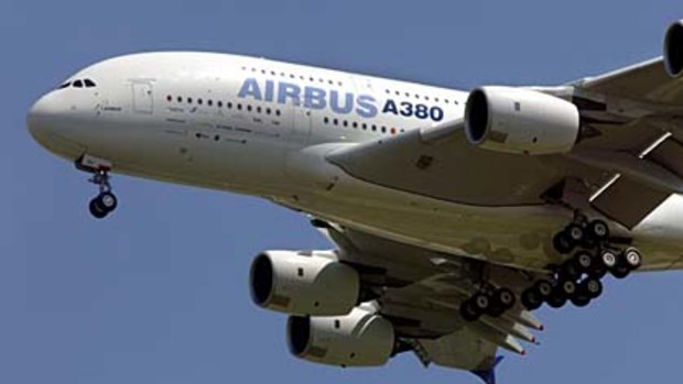 The Airbus A380, the world's largest passenger aircraft. Airbus is now the largest plane manufacturer in the world.