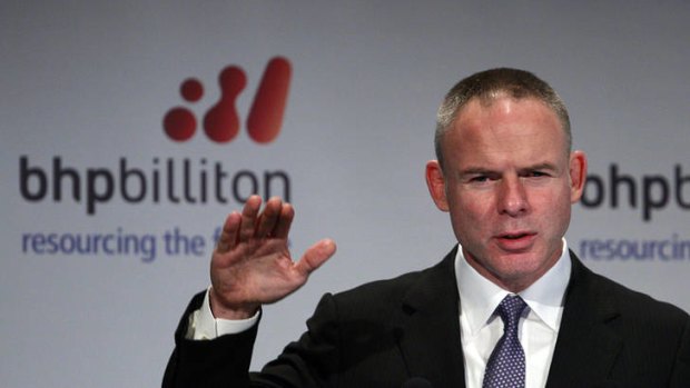 Marius Kloppers ... the BHP boss could take a huge hit to his salary.