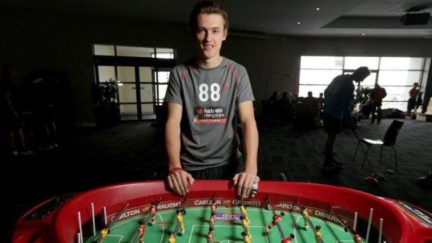Game on: Life is about to get very busy for talented AFL target Darcy Moore. 