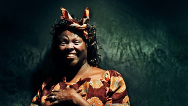 Greening Africa ... the Nobel Peace Prize-winner Wangari Maathai is in Sydney to accept a Lions Club humanitarian award.