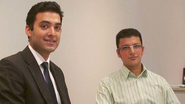 PhD students Ashkan Heidarkhan Tehrani (left) and Pooya Davari have developed a method of sterilising human tissue for transplants using "pulse power plasma".