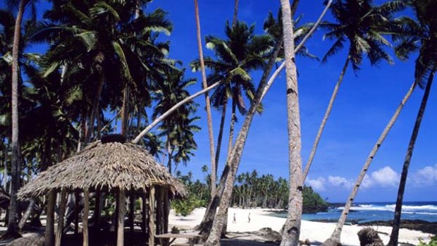 On location ... Gary Cooper's Return to Paradise was filmed in Samoa.