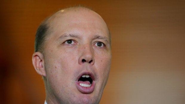 "They can be of any background, they can come to this country on any visa": Immigration Minister Peter Dutton.
