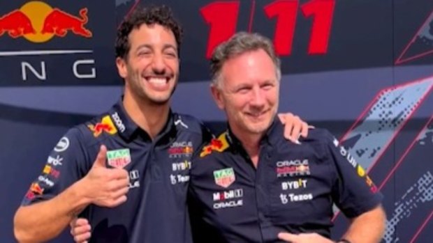 Ricciardo rejoins Red Bull