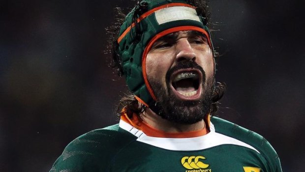 Experienced: South African Victor Matfield.