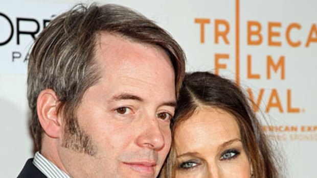 Baby news ... Matthew Broderick and Sarah Jessica Parker.