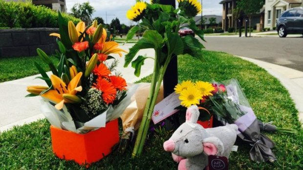 'It's still surreal': Residents have laid flowers, notes and stuffed animals in tribute to Jake Beattie.
