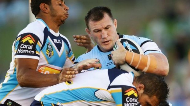 Injury to insult: Paul Gallen is set to miss around six weeks with a high ankle sprain.
