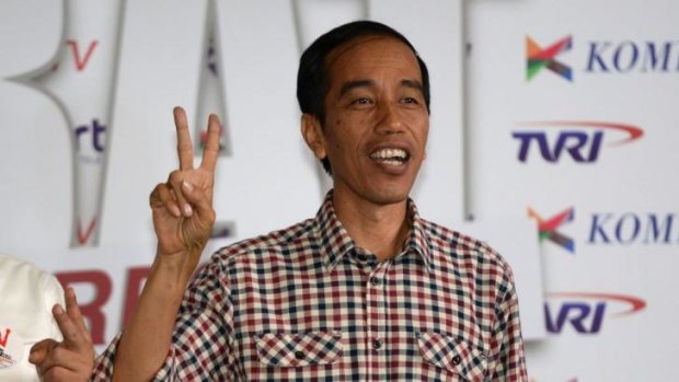 Joko Widodo, governor of Jakarta and presidential candidate.