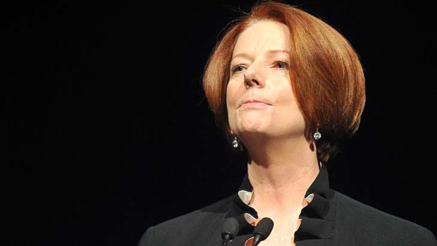 Had enough ... Julia Gillard.