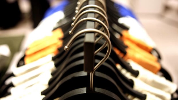 Hang-up: Shoppers are buying more low to mid-range clothing.