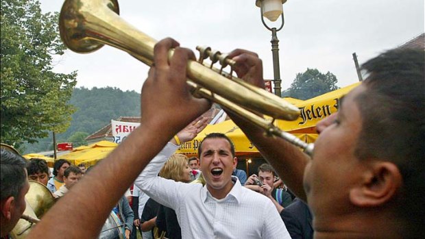 Blow that horn! ... the bands aim to get revellers dancing.