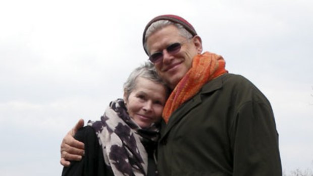 Togetherness ... Traudl Troska with her husband Steve Sledge.