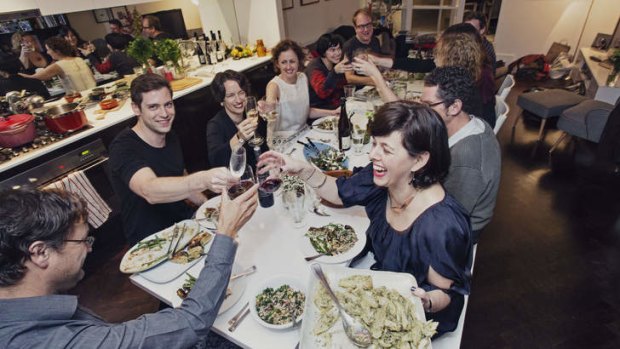 'A dinner party at home is more welcoming and generous, you can sit around talking until 3am without the waiters staring at you to get out of the restaurant,' says Catherine Walsh.