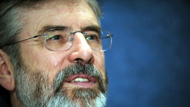 Gerry Adams . . . appealed for brother to turn himself in.
