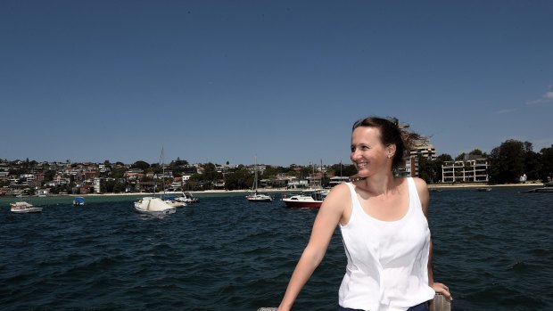 Kristina Photios at Rose Bay in Sydney.