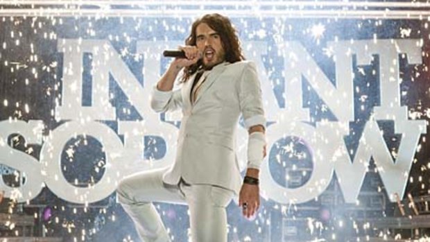 Bad boy ... Russell Brand is brilliant as Aldous Snow.