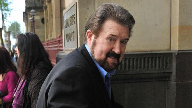 Derryn Hinch arrives at the Supreme Court last month.