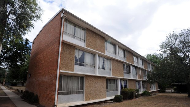 The Northbourne Flats on Canberra's Northbourne Avenue, now slated for demolition.