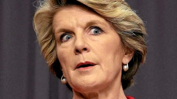 Foreign Affairs Minister Julie Bishop.