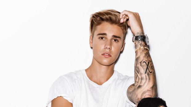 Justin Bieber has worked with his stylist, Karla Welch, to create a range of repurposed Hanes T-shirts.