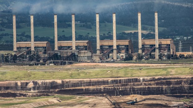 Hazelwood coal mine and power station. 