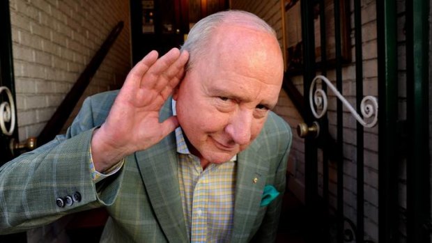 Veteran Sydney broadcaster Alan Jones is, it appears, attempting to listen, but he just doesn't seem to get the message.