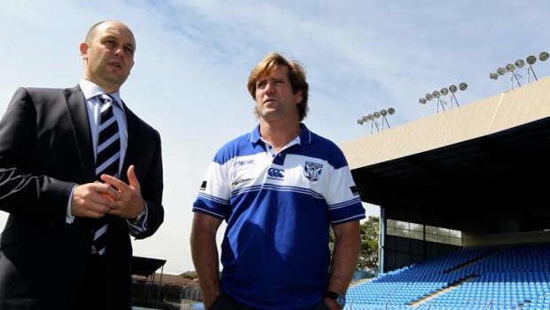 Deserving of praise: Todd Greenberg and Bulldogs coach Des Hasler made the right calls.