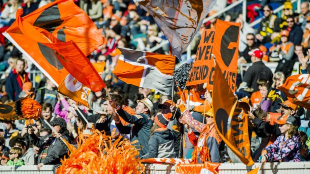 The Giants will play the Kangaroos in a pre-season fixture at Manuka Oval on March 10.