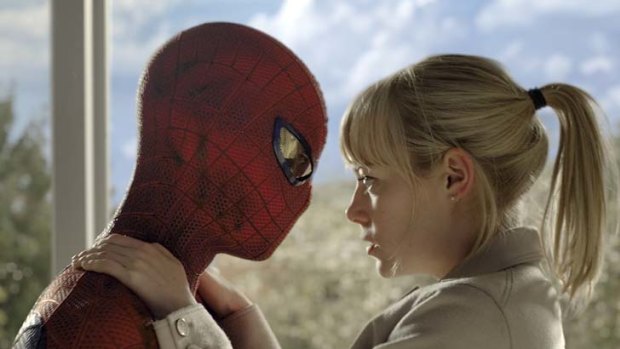 Spidey sense is tingling &#8230; Emma Stone follows in the footsteps of Kirsten Dunst by providing the love interest for Spider-Man, played by Andrew Garfield in the latest reimagining of the franchise.