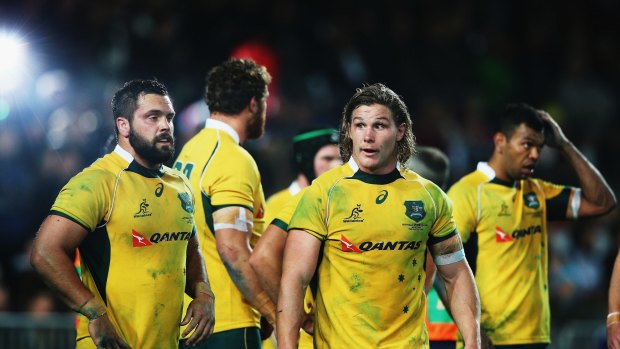 From bad to worse: The hits keep on coming for the Wallabies.