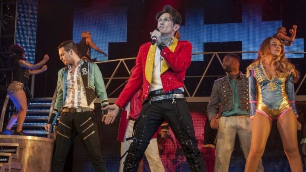 Colour and movement... Thriller Live shows off Michael Jackson's best dance routines, including the Moonwalk.