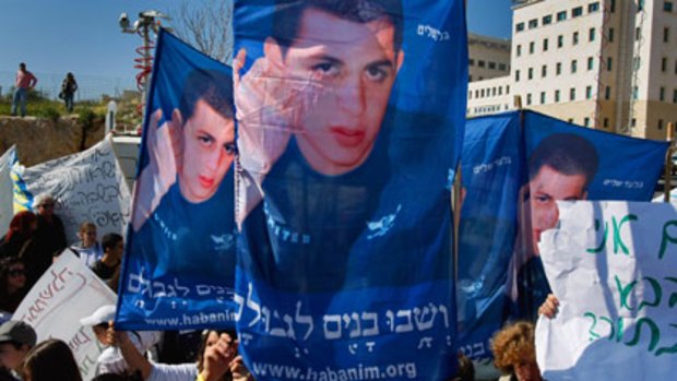What price freedom...Gilad Shalit supporters.