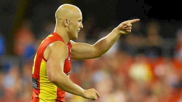 Gary Ablett of the Gold Coast Suns  - one of the game's most celebrated players.