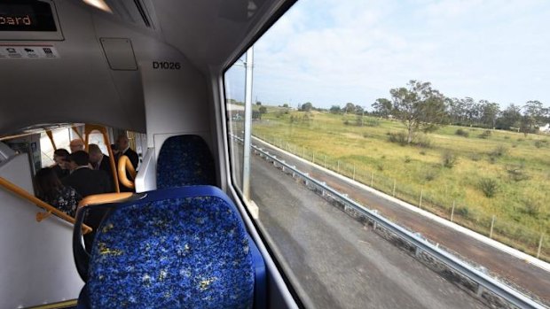 The South West Rail Link will be the first heavy rail line to open in Sydney since 2009.