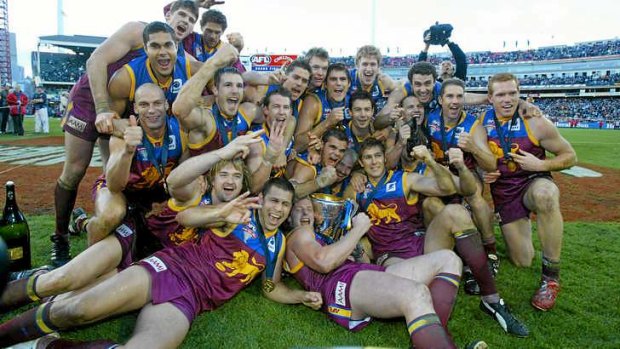 The premiership-winning Brisbane Lions in 2003. Arguably the greatest AFL team in history.