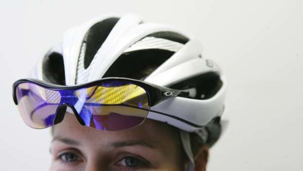 On or off? Bicycle helmets.