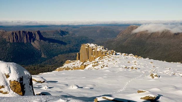 Cradle Mountain will be home to summit snowshoeing this winter.