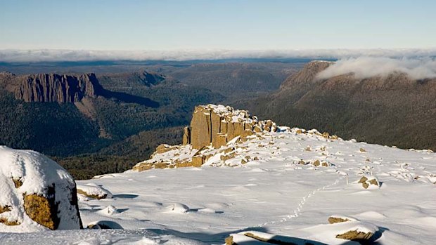 Cradle Mountain will be home to summit snowshoeing this winter.