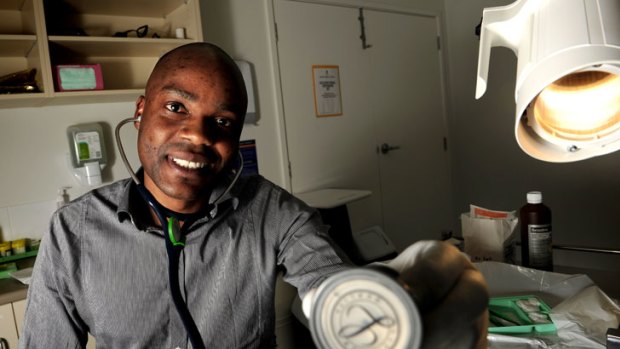 Nsununguli Mbo works as a general practitioner at the newly opened Belconnen Medical Centre.