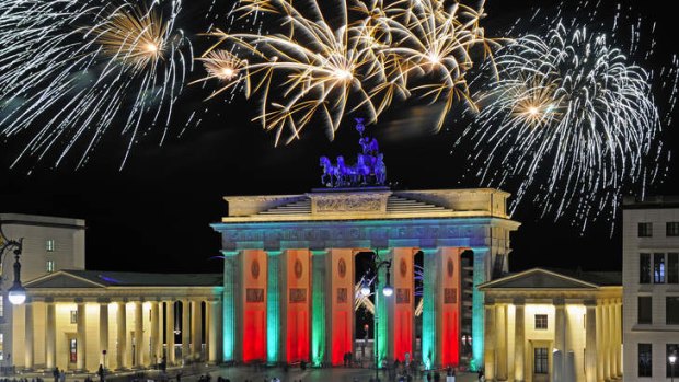 Anything could happen: As the new year comes around, Berlin is like a war zone.