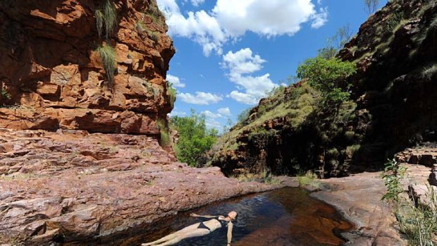 Into the wild ... the newly discovered Amaroo Falls.