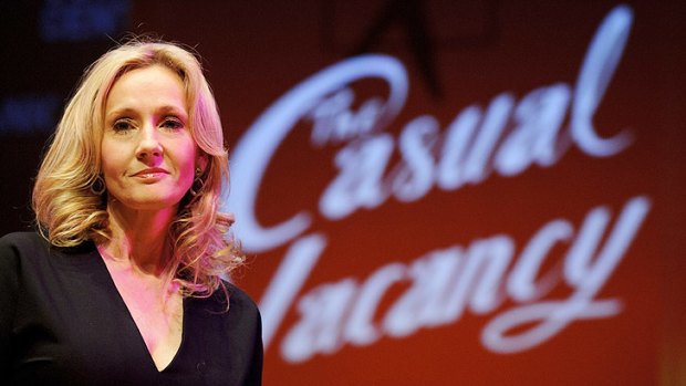 J.K. Rowling, whose novel <i>The Casual Vacancy</i> examines the clash of ideals in a sleepy English town.