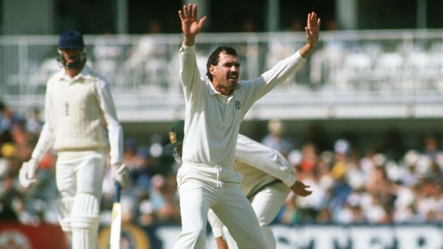 "We're heading in the right direction, it might take a couple of years"... Trevor Hohns, pictured at The Oval in 1989.