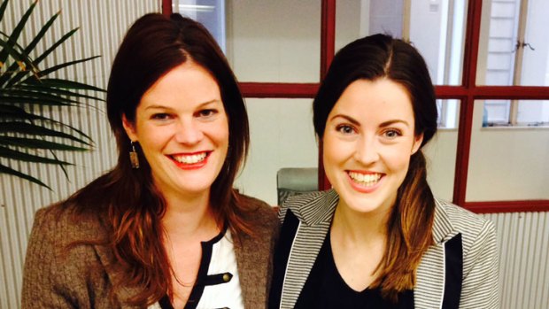 Bridget Loudon (R) took on her friend and flatmate Jane Watson as head of operations for her business.