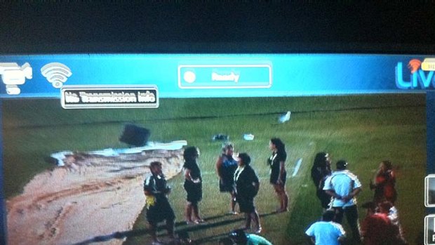 A screen grab of the WACA pitch party.