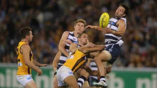 As it should be played: There were few complaints about the Geelong-Hawthorn Easter Monday blockbuster.